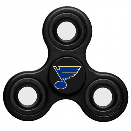 NHL St. Louis Blues 3 Way Fidget Spinner C112 - Black